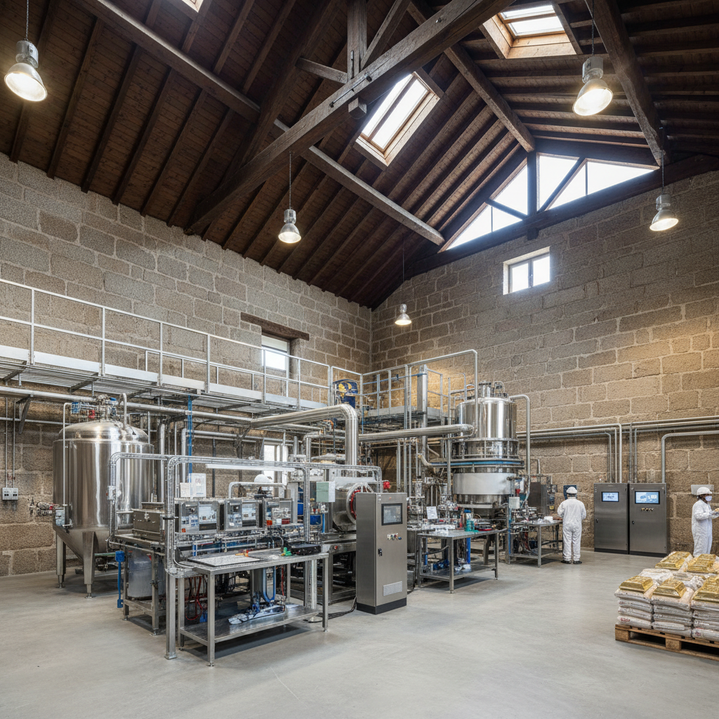 Clean precious metals refinery inside a converted Portuguese stone barndominium at 777 Triskelion
